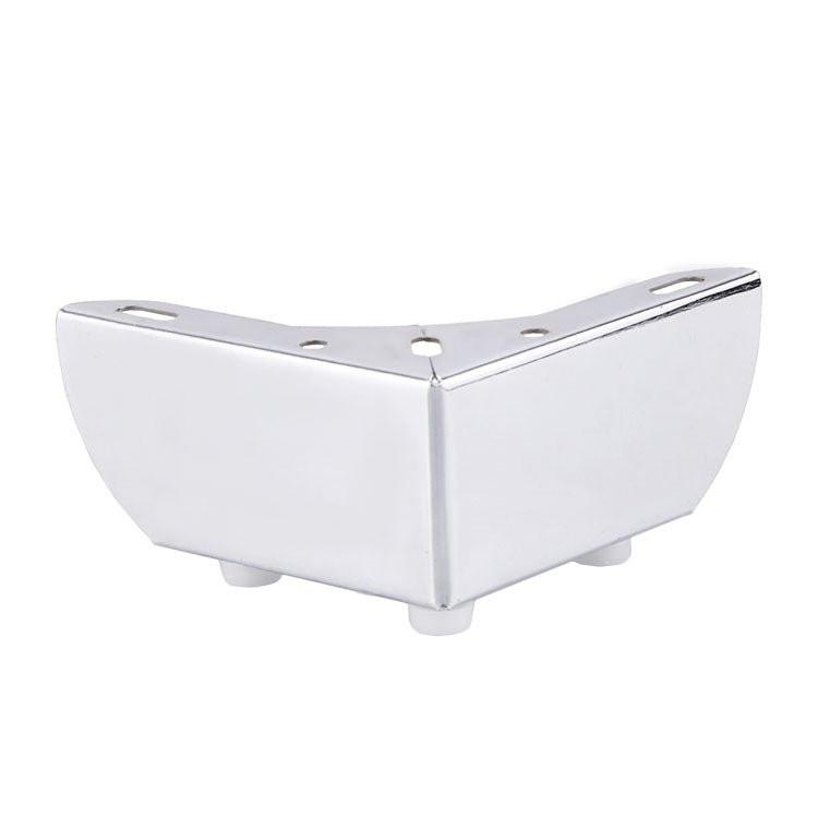 corner furniture leg 11 x 11 cm height 5.5 cm - silver - Bladi