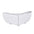 pied de meuble d'angle 11 x 11 cm hauteur 5,5 cm - argent - Bladi