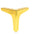 Pied de meuble d'angle droit 13 x 13 cm hauteur 10 cm - Or - Bladi