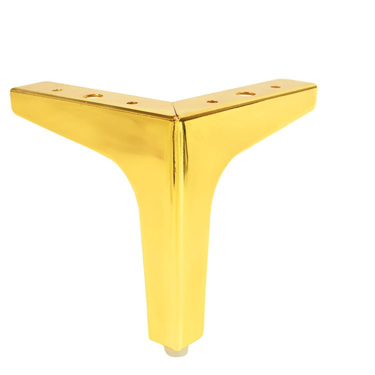 hoekmeubelpoot recht 13 x 13 cm hoogte 10 cm - Gold - Bladi