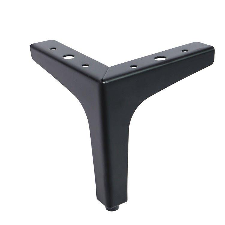 corner furniture leg straight 13 x 13 cm height 10 cm - black - Bladi