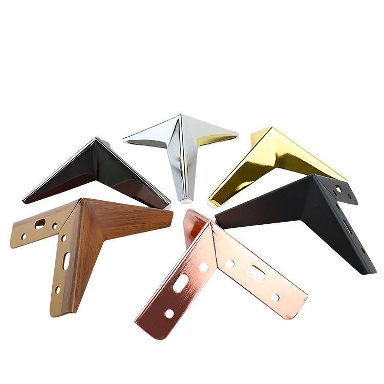 corner leg metal 13 cm high - black - Bladi