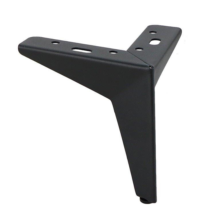 corner leg metal 13 cm high - black - Bladi