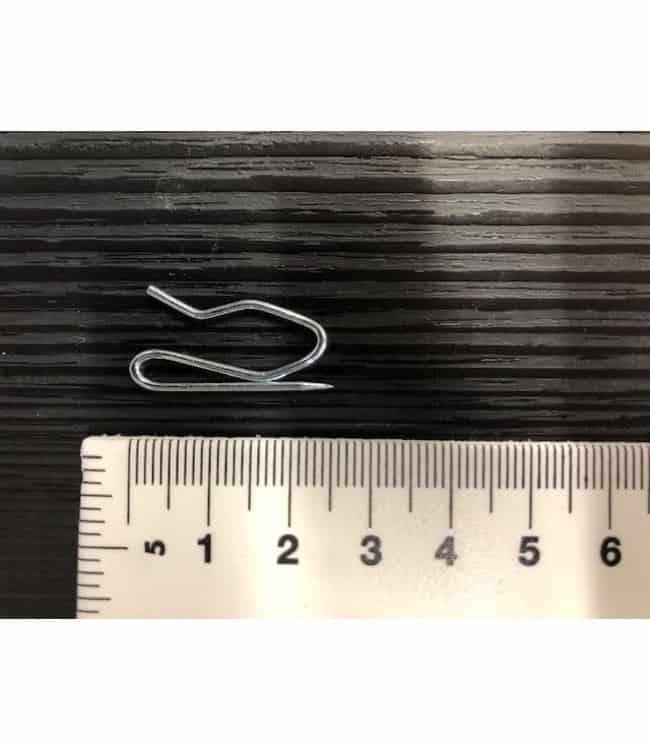 insteekhaak klein 20 stuks metaal - Bladi