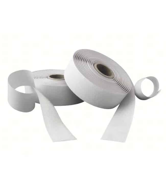 Klittenband, wit haak en lus 20 mm x 10 m - Bladi