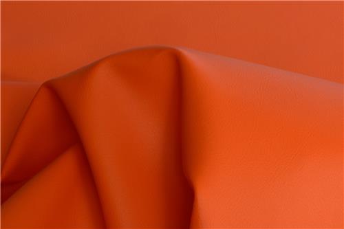 Kunstleer skai AMALFI - oranje - Bladi