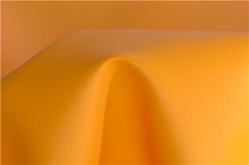 Kunstleer skai AMALFI - Saffraan - Bladi