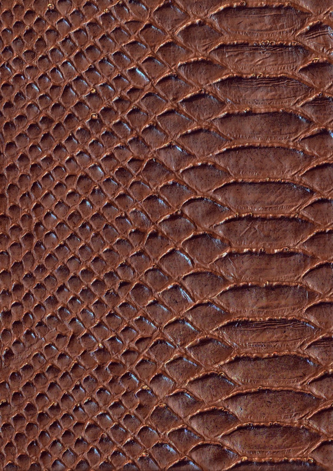 Kunstleer / skai Anakonda - bruin - Bladi