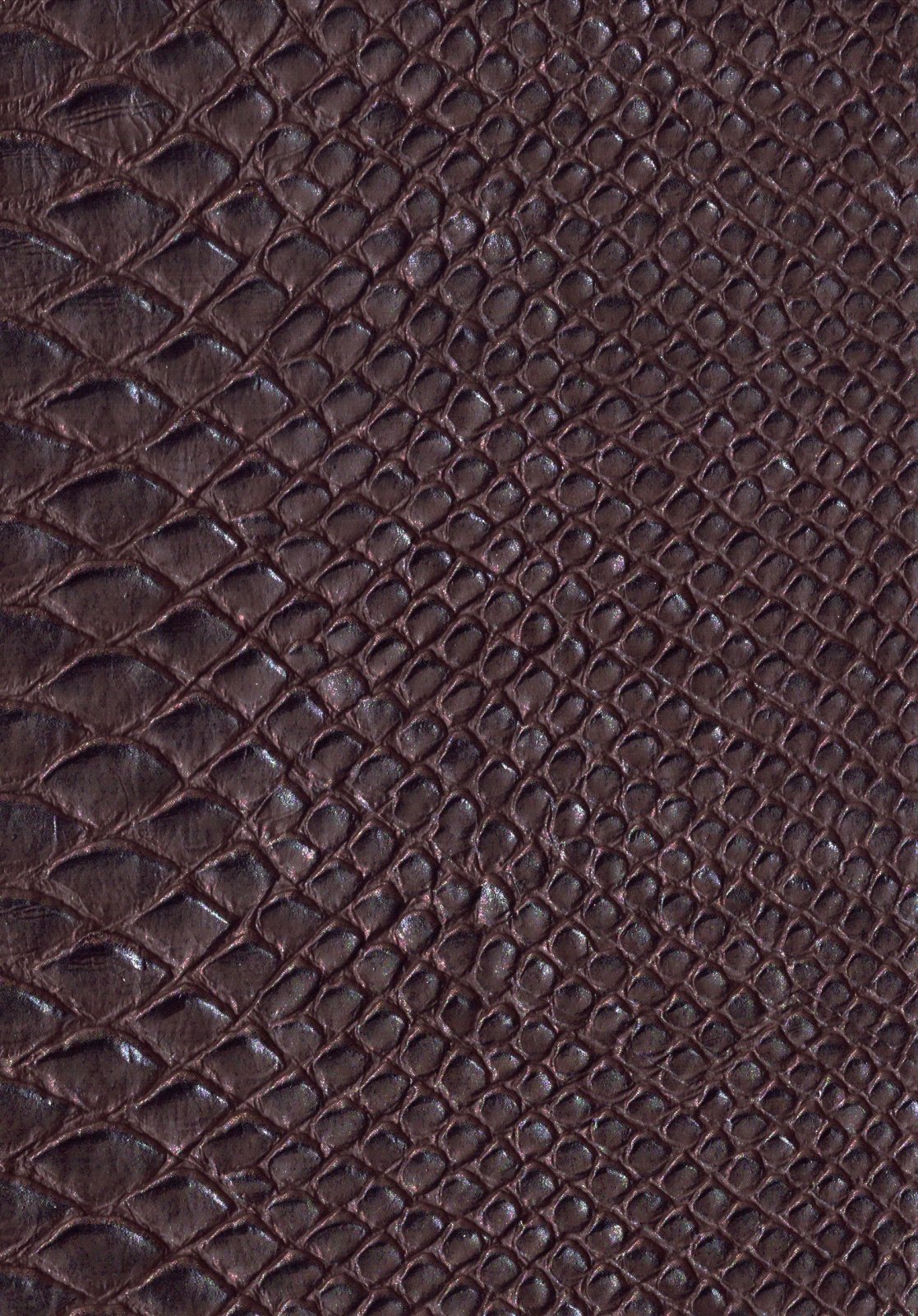 Kunstleer / skai Anakonda - donker bruin - Bladi