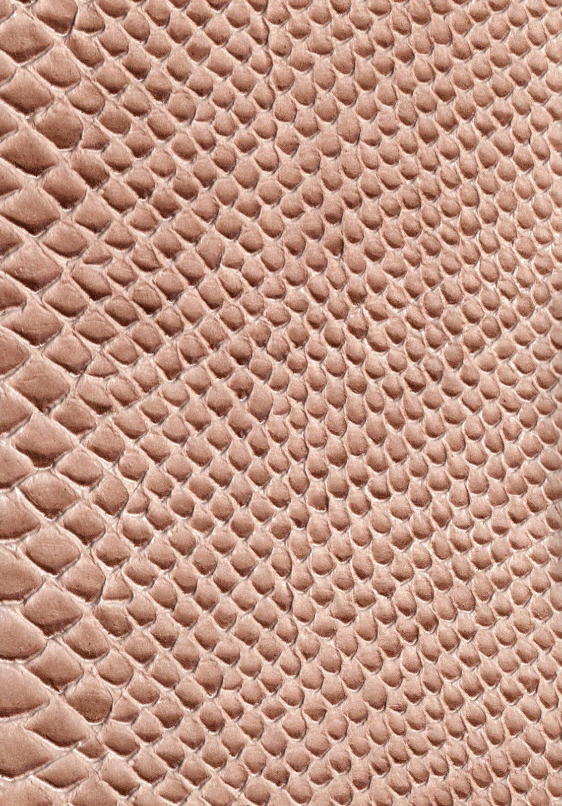 Kunstleer / skai Anakonda - slang - beige - Bladi