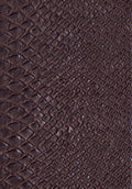 faux leather / leatherette Anakonda - snake - dark brown - Bladi