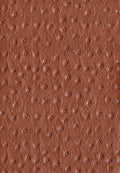 faux leather / leatherette Ostrich - brown - Bladi