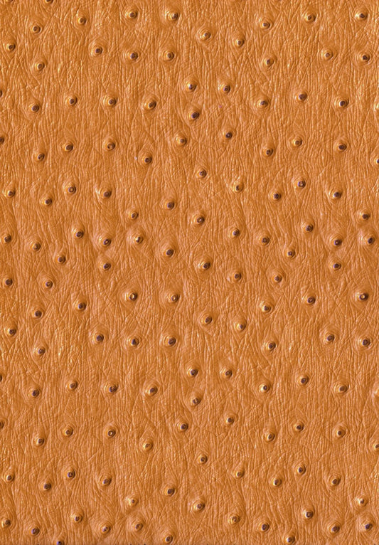 Cuir artificiel / skaï Autruche - jaune ocre - Bladi