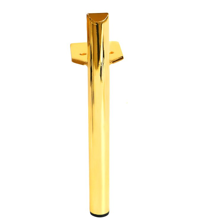 Moderne Metalen Meubelpoot 1 cilinders – 13+5 cm Hoog - goud - Bladi