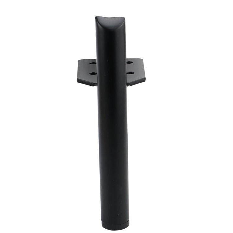 Modern Metal Furniture Leg 1 cylinders – 13+5 cm High - black - Bladi