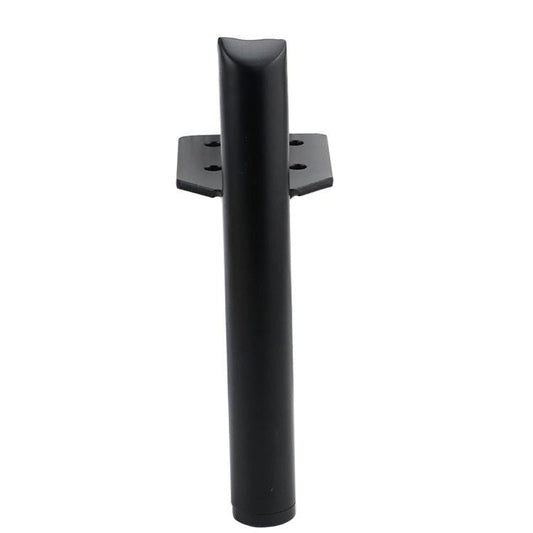 Modern Metal Furniture Leg 1 cylinders – 13+5 cm High - black - Bladi