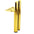 Modernes Möbelbein aus Metall, 2 Zylinder – 13+5 cm hoch – Gold – Bladi