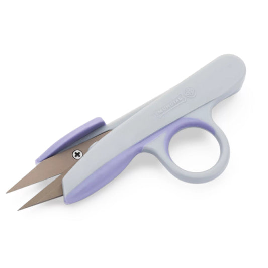 Mundial Einringschere Titan - 12,7 cm - Grau - Ergonomischer Soft-Touch-Griff - Bladi