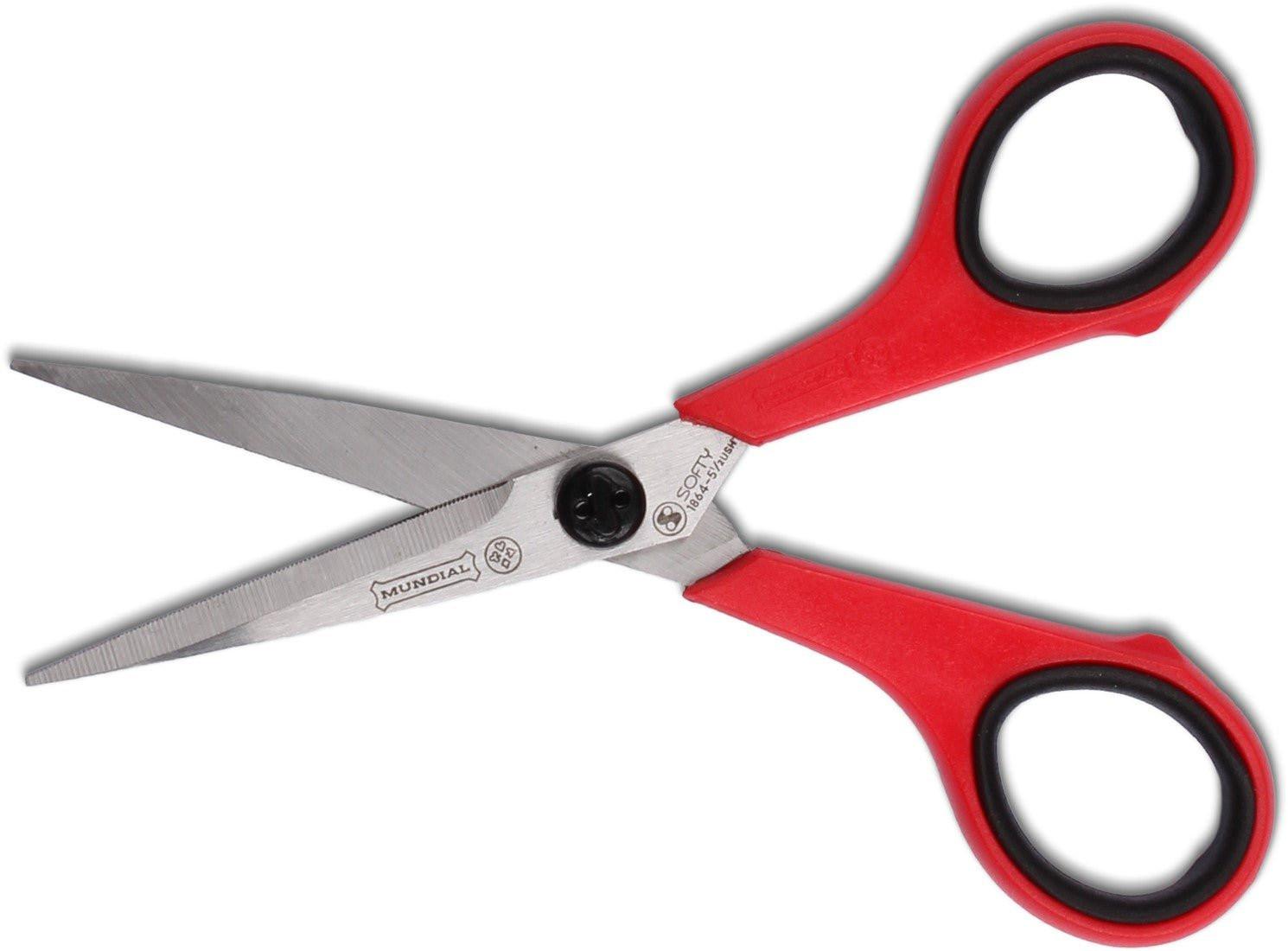 Ciseaux à tissu Mundial – 14,5 cm - rouge / noir - Bladi