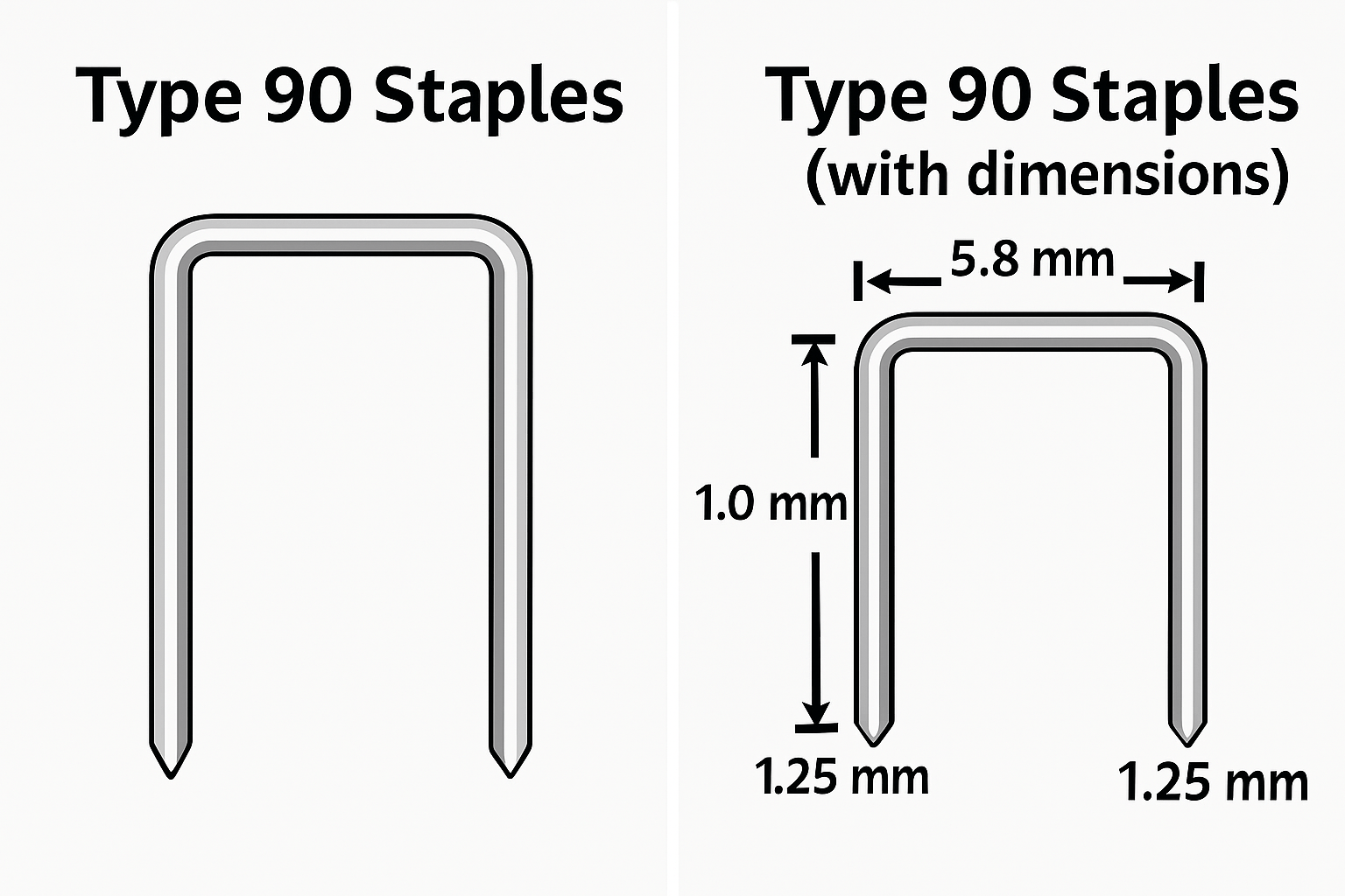 Nieten type 90 - 12 mm - 5000 stuks - Bladi