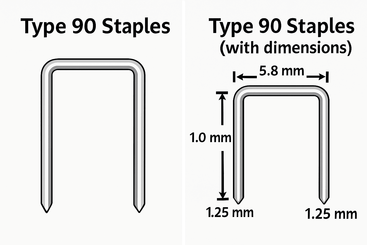 Nieten type 90 - 12 mm - 5000 stuks - Bladi