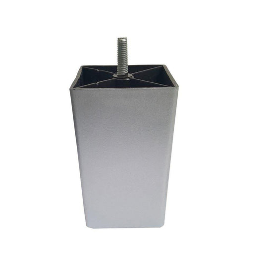 POT SET SQUARE 12 CM HIGH - 6 PIECES - GRAY - M8 - Bladi