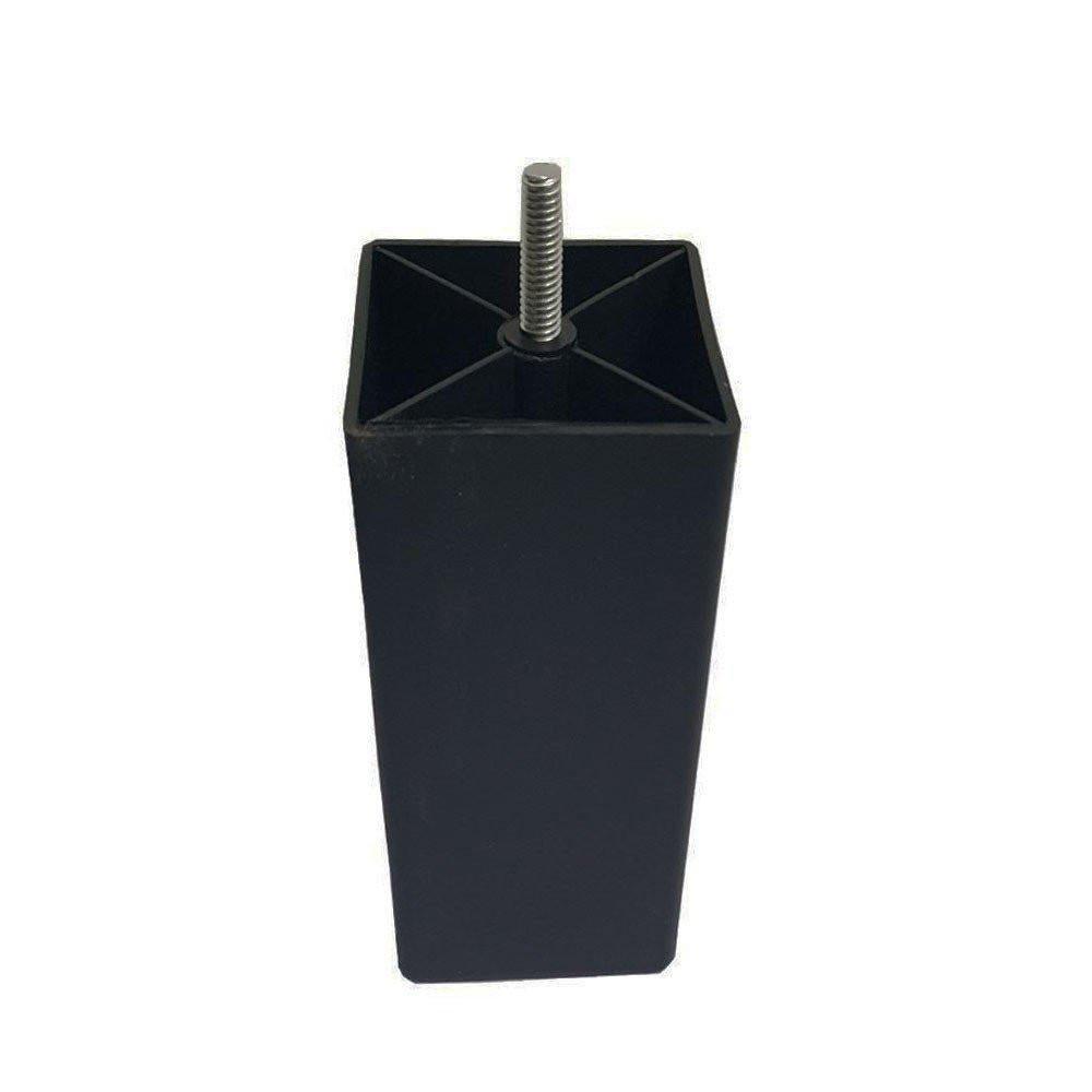 POT SET SQUARE 12 cm high - 6 pieces - black - M8 |  BLADI upholstery fabrics.