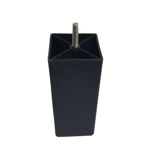 POT SET SQUARE 12 cm high - 6 Pieces - black - M8 - Bladi