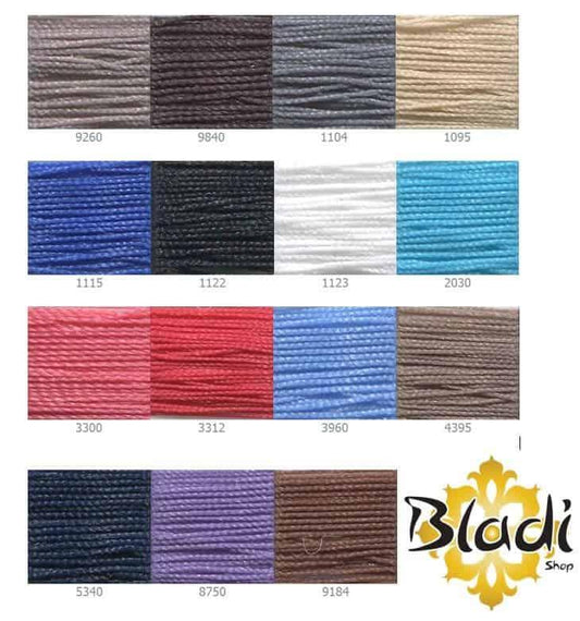 Premium Naaigaren Dikte 40 - 3000 Meter Spoel - beige - Bladi