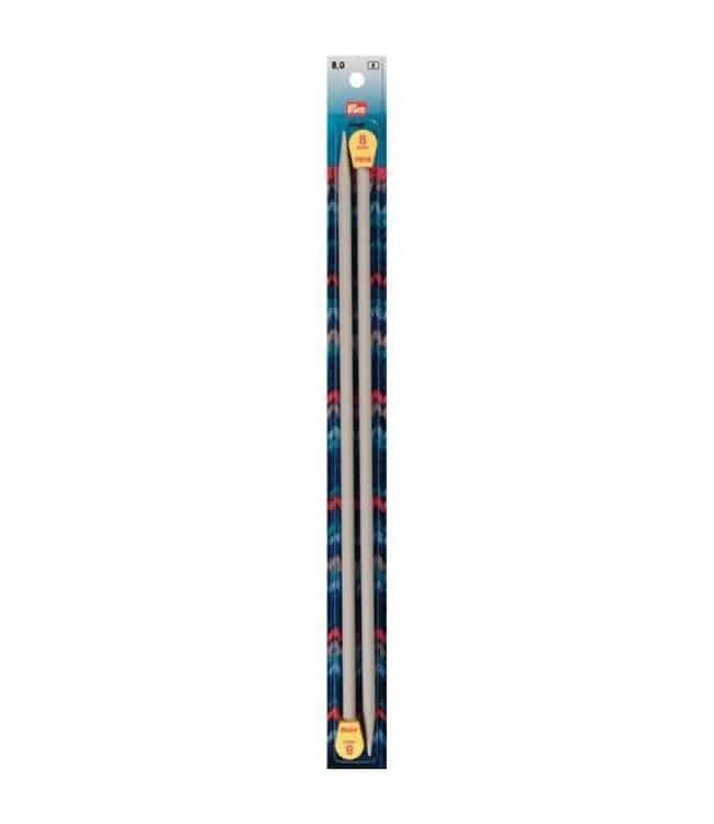 Prym Aiguilles à tricoter 40cm 8mm (crt) |  BLADI tissus d'ameublement.