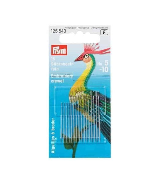 Prym Crewel-Nadeln Nr. 5-10 (krt) | BLADI.