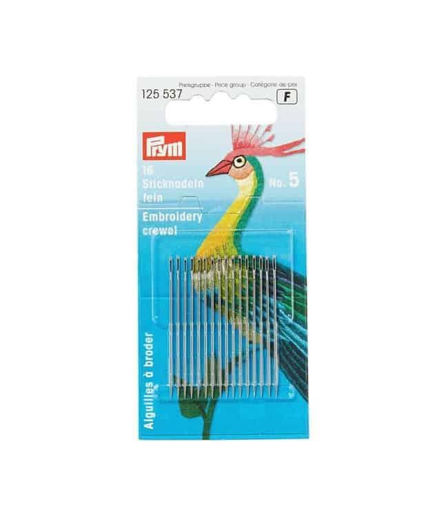 Prym Crewel-Nadeln Nr.5 (krt) | BLADI.
