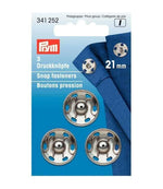 Prym Drukkers Zilver 21mm (krt) | BLADI.