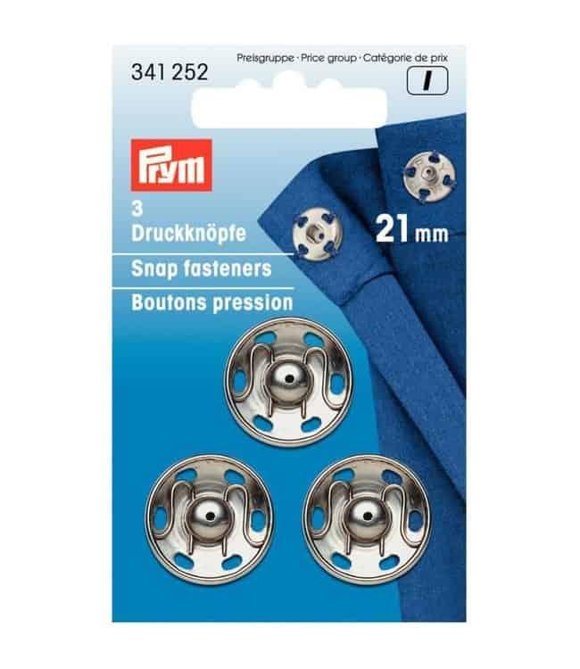 Prym Drukkers Zilver 21mm (krt) - Bladi