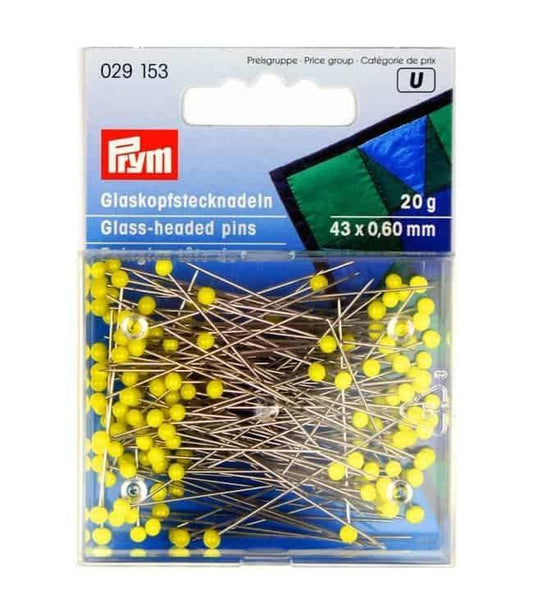 Prym Épingles à tête en verre 0,60 x 43 mm | BLADI.