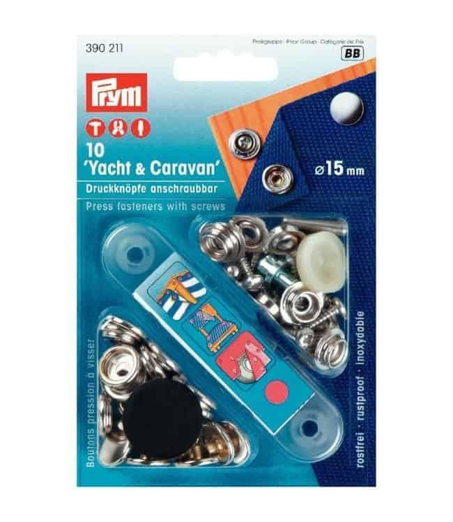 Prym sew-free press studs 15mm | BLADI.