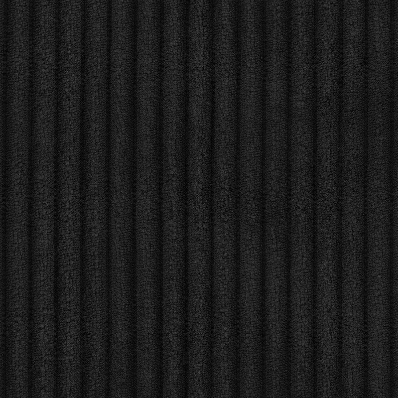 Ribfluweel / Corduroy velvet - Zwart - Bladi