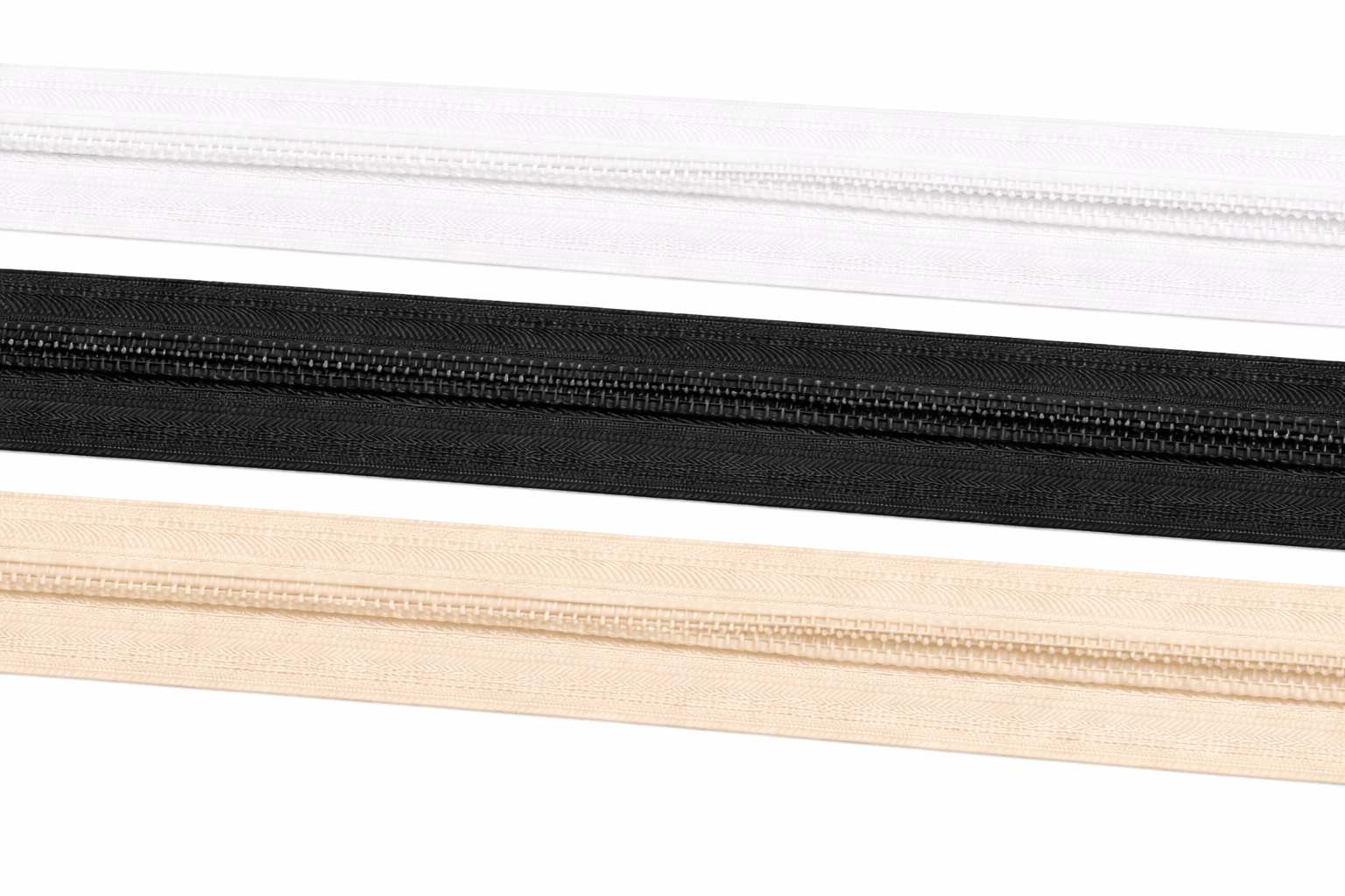rits nylon rol 200 meter - wit - Bladi