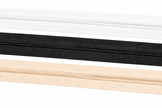 rits nylon rol 200 meter - wit - Bladi
