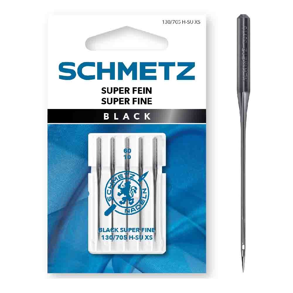 Schmetz Black Super Fine 5 naalden 60-08 - Bladi