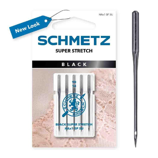 Schmetz Schwarz Super Stretch 5 Nadeln 90-14 | BLADI.