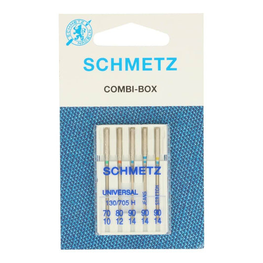Schmetz Combi box jean stretch universel 5 aiguilles - Bladi