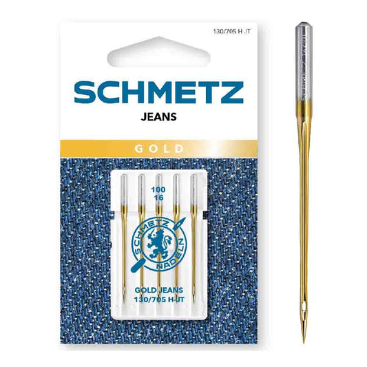Schmetz Gold Jeans 5 naalden 100-16 | BLADI.