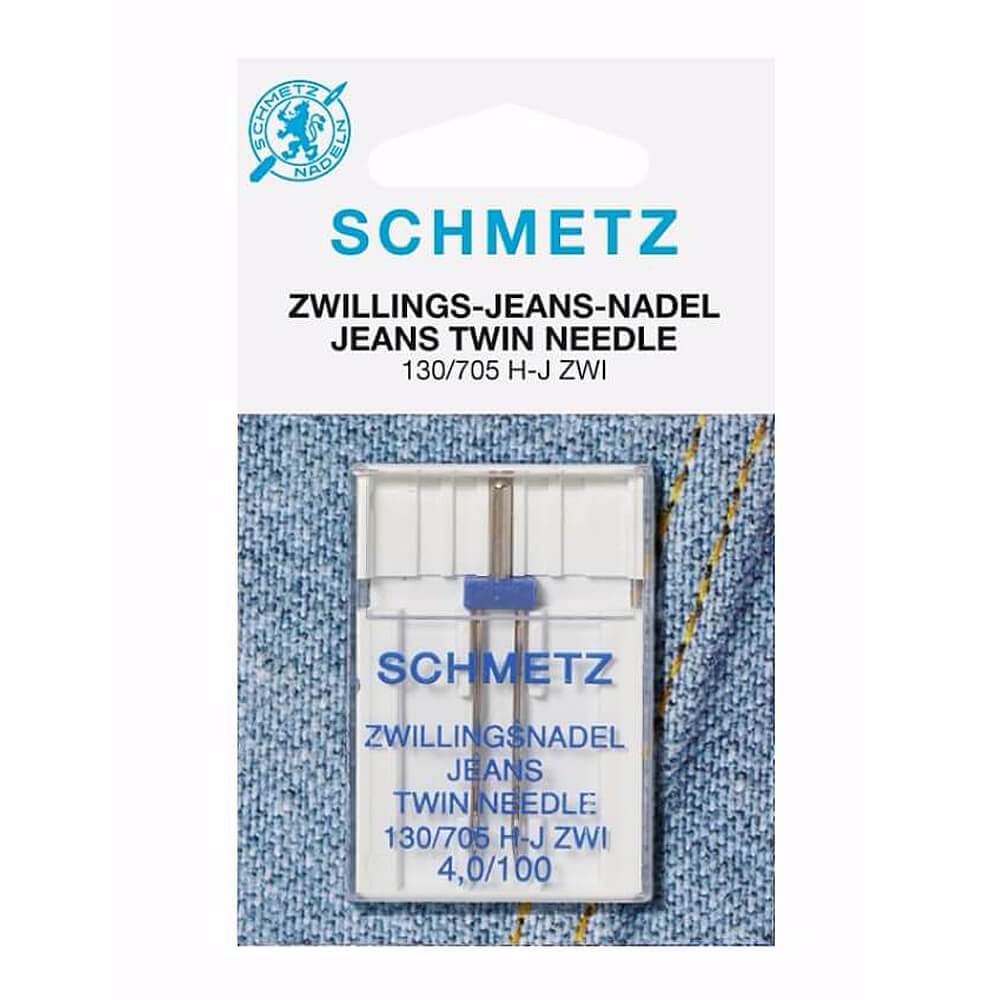 Schmetz Jeans tweeling 1 naald 4.0-100 - Bladi