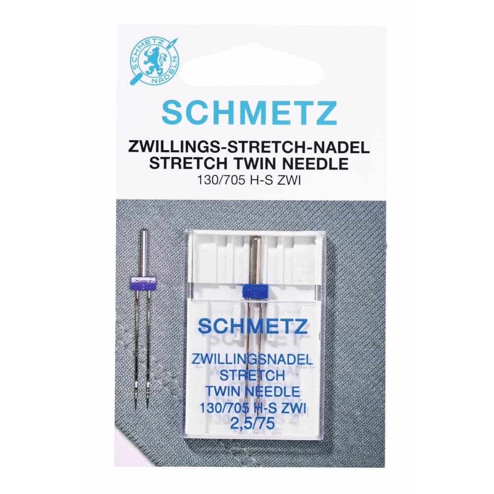 Schmetz Stretch tweeling 1 naald 2.5-75 - Bladi