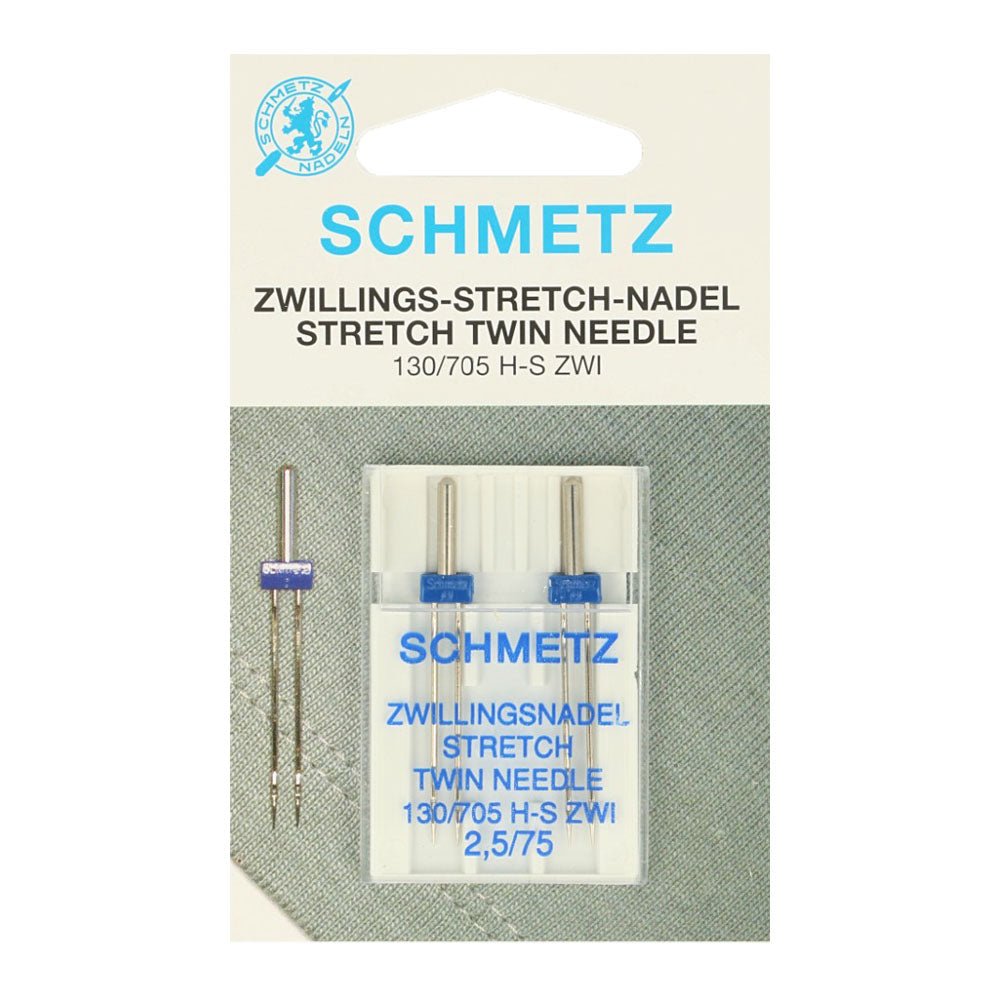 Schmetz Stretch tweeling 2 naalden 2.5-75 - Bladi