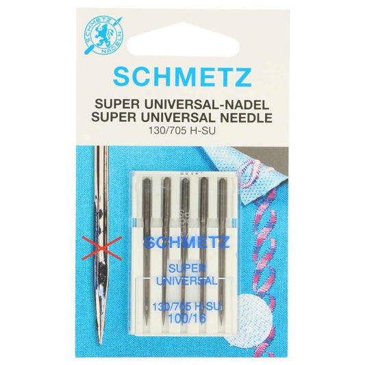 Schmetz Super universal 5 Nadeln 100-16 | BLADI.