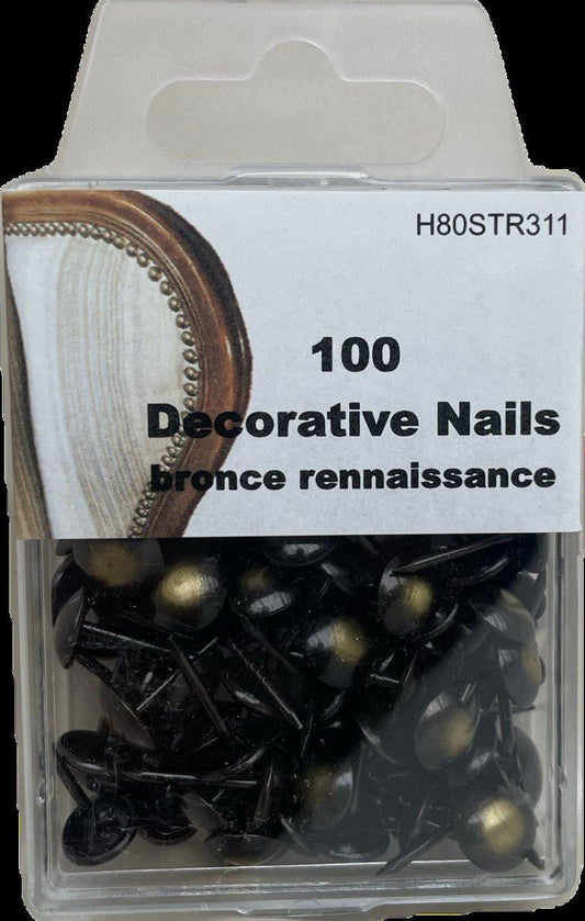 clous décoratifs 100 pièces - bronze - Bladi