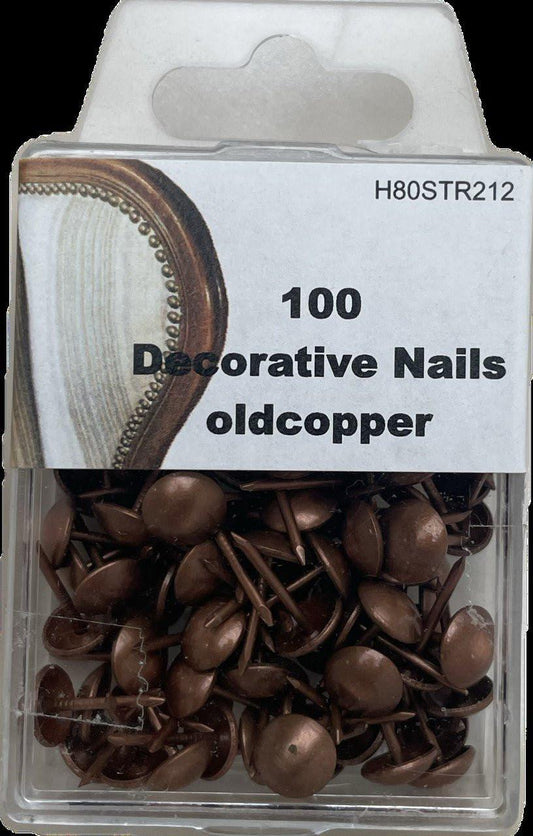 clous décoratifs 100 pièces - cuivre - Bladi