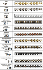 Bande à ongles décorative 1 mètre 9,5mm - cuivre - Bladi